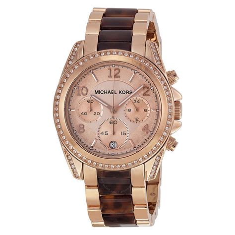 michael kors rose gold watch square face|rose gold watch with numbers.